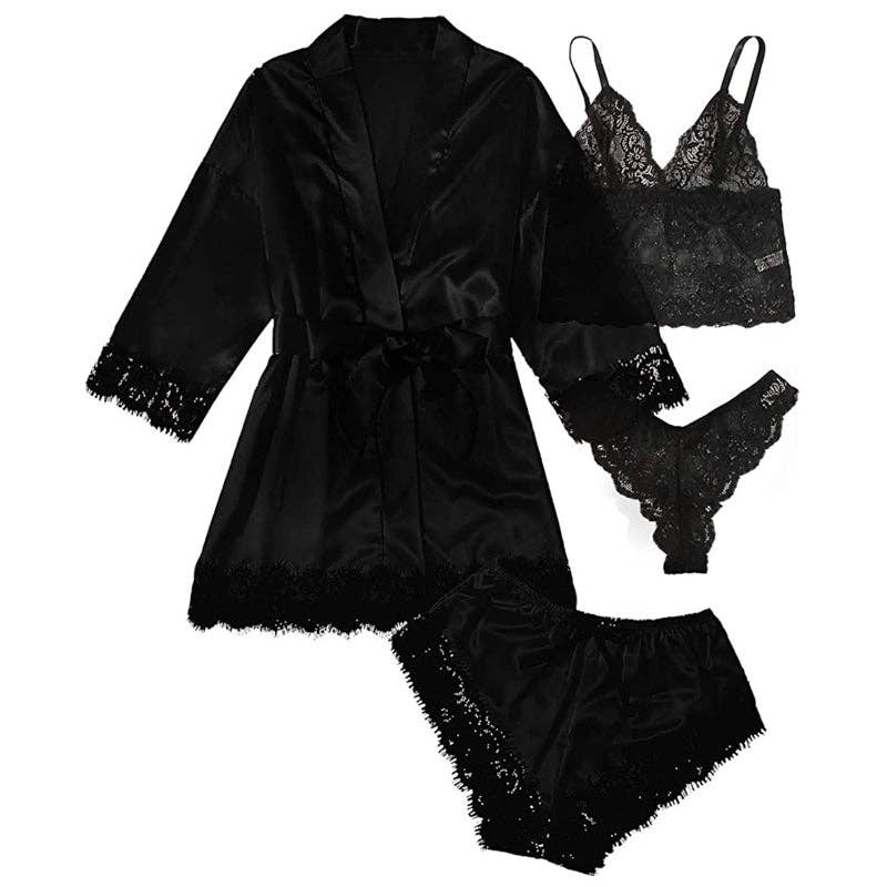 Women's Lace Sleepwear Lingerie Plus Size Homewear Amazon New