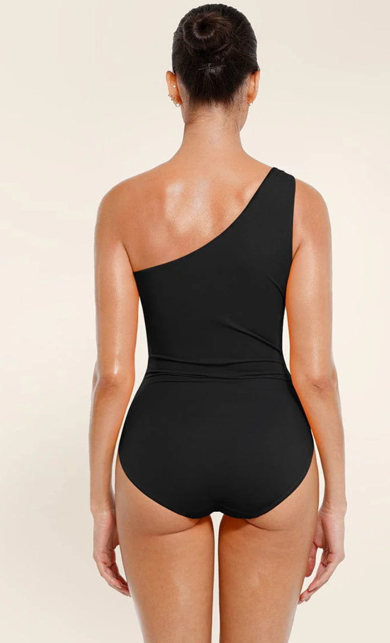 One Shoulder Snatch One Piece