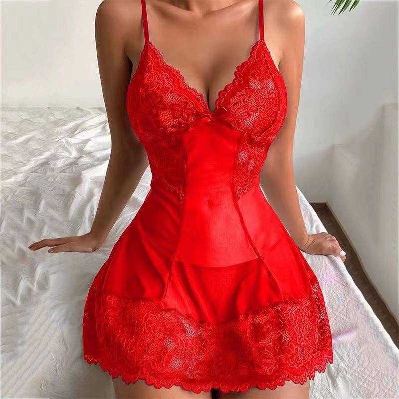 Sexy Lingerie Nightgown Sleepwear Chemise