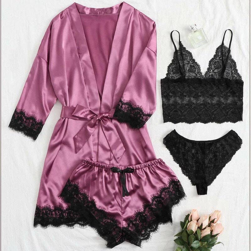 Women's Lace Sleepwear Lingerie Plus Size Homewear Amazon New