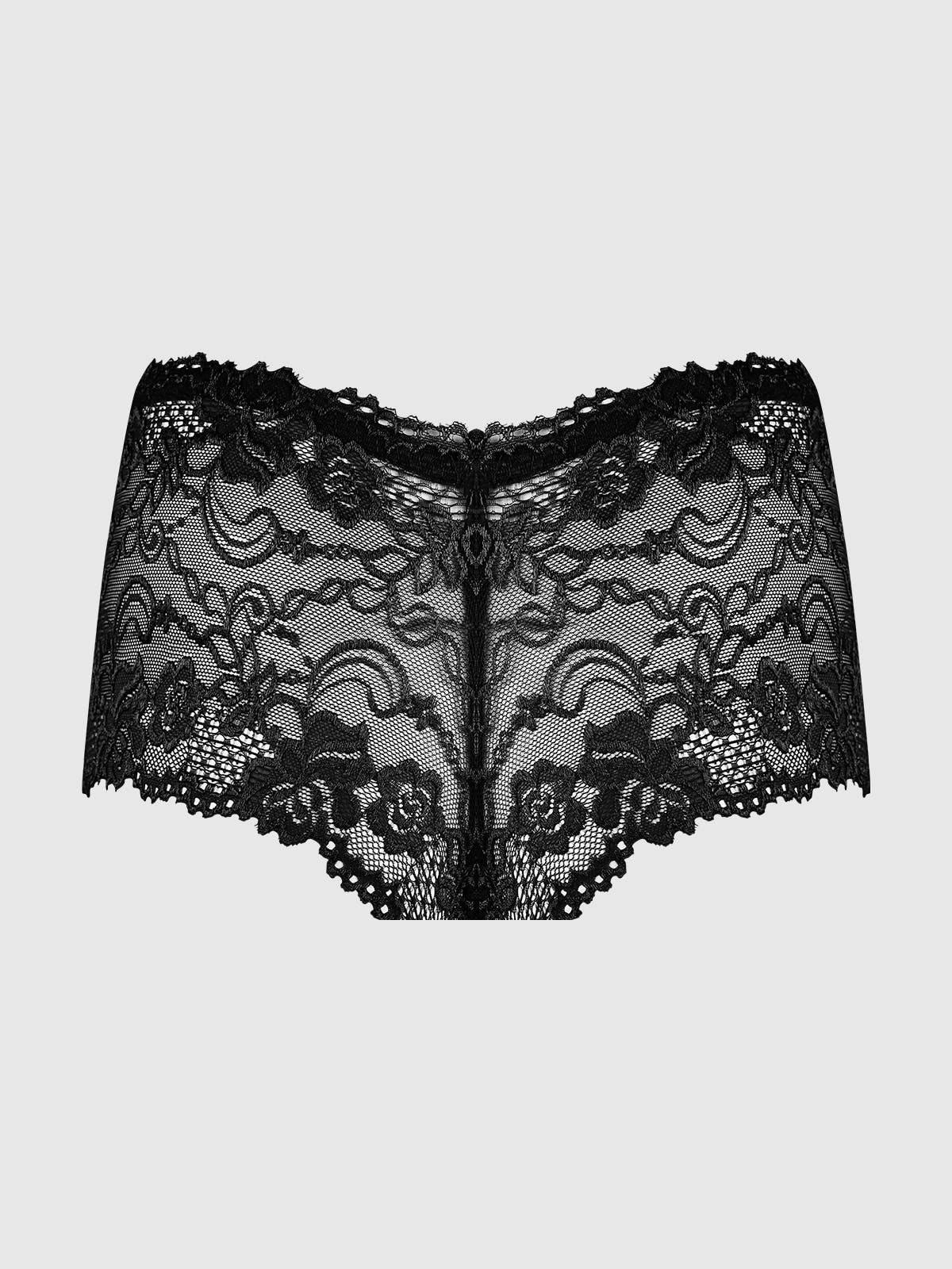 CAITLIN FLORAL LACE CHEEKY