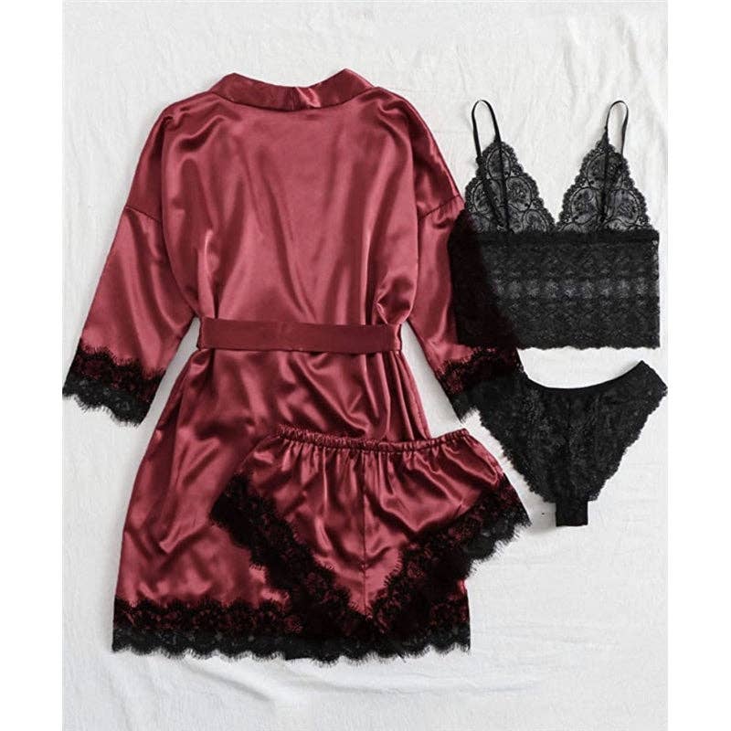 Women's Lace Sleepwear Lingerie Plus Size Homewear Amazon New