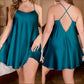Plus Size Silk Nightgown Solid Camisole Sleepwear