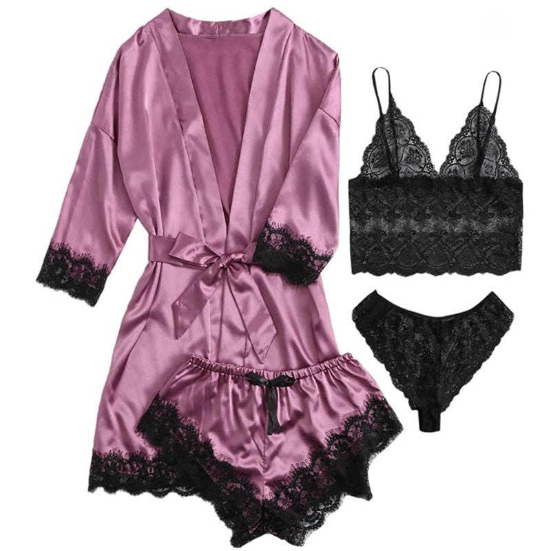 Women's Lace Sleepwear Lingerie Plus Size Homewear Amazon New