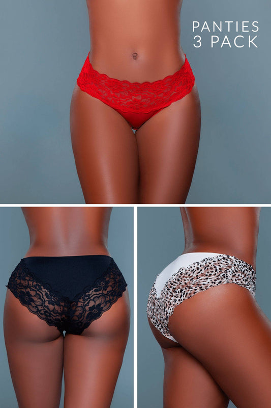 22103PK Arlo Bikini Panty 3 Pack