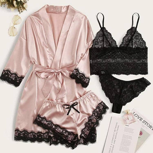 Women's Lace Sleepwear Lingerie Plus Size Homewear Amazon New
